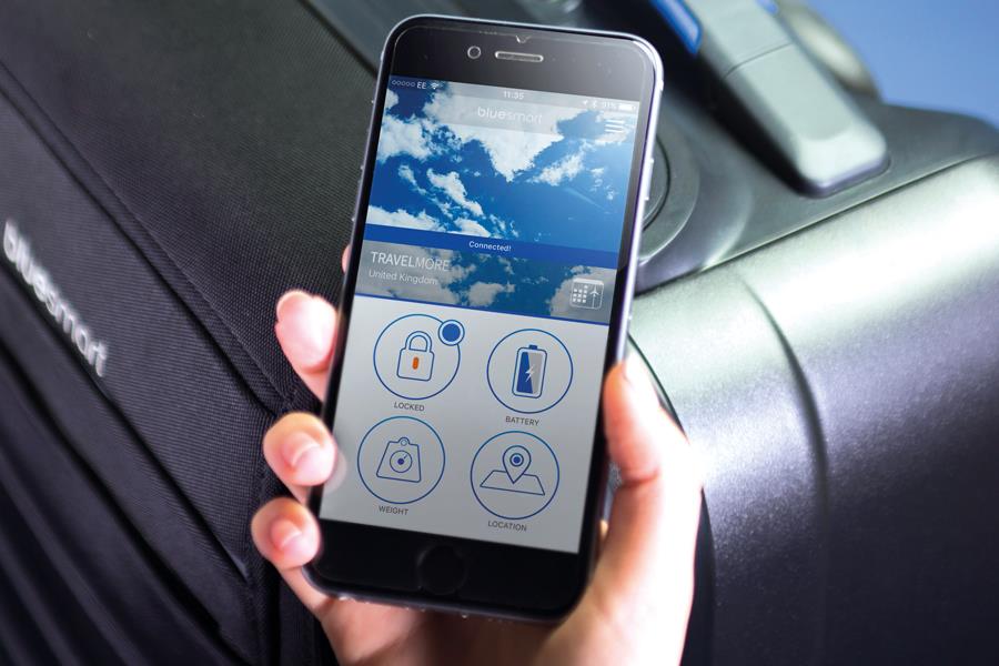 Suitcase phone tracking bluesmart ()