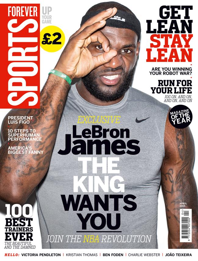 FS magazine cover April 2015 LeBron James ()