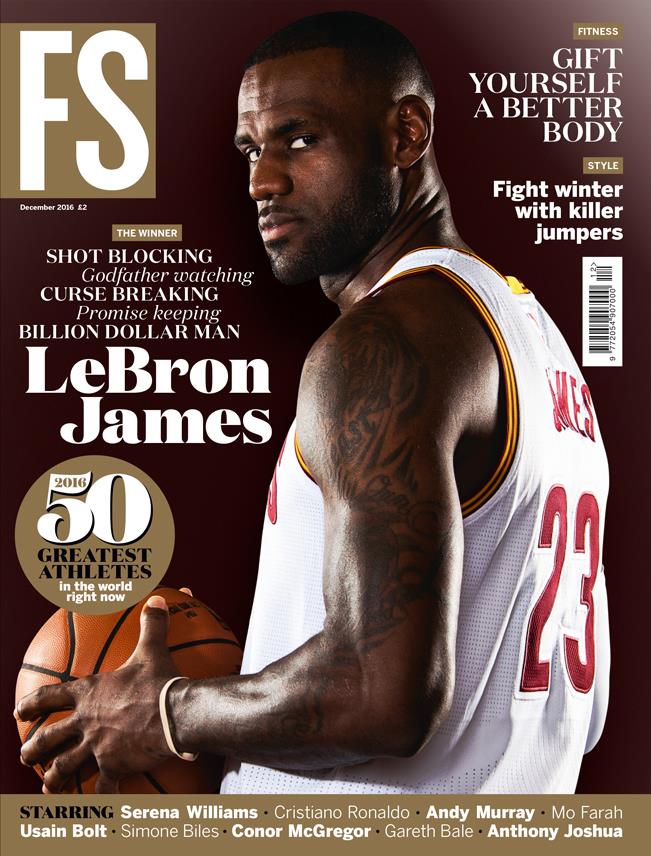 December FS magazine LeBron James cover (December FS magazine LeBron James cover)
