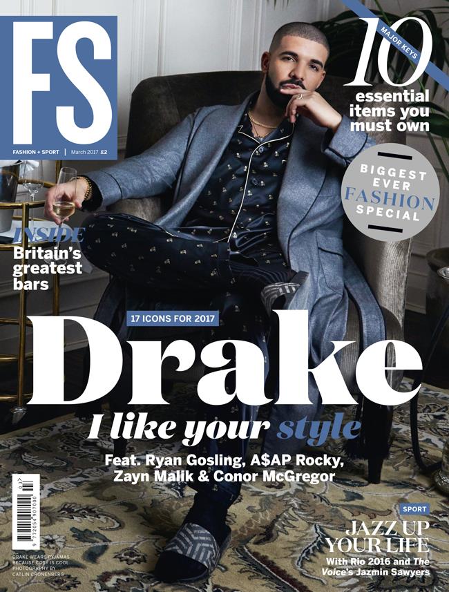 FS Magazine March 2017 front cover featuring Drake ()