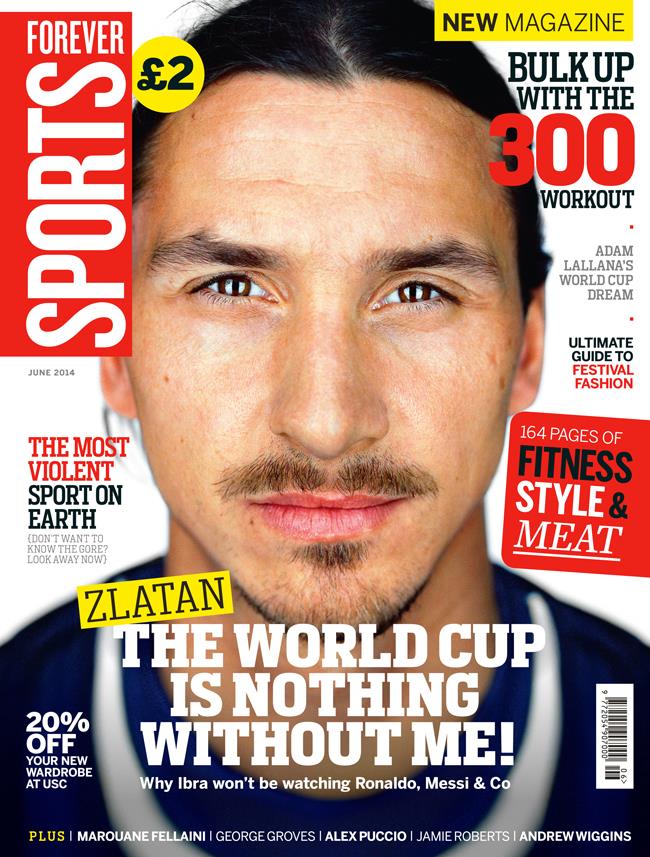 FS magazine cover Jun 2014 Zlatan Ibrahimovic ()