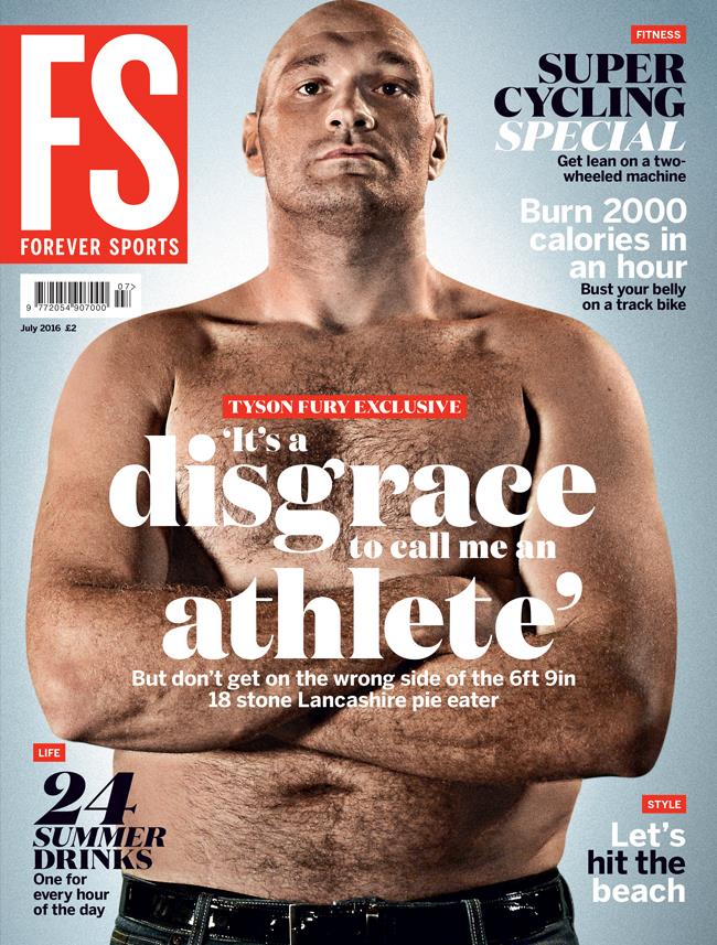 Tyson Fury FS magazine cover ()