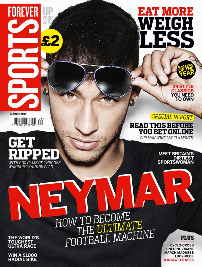 FS magazine cover March 2015 Neymar ()