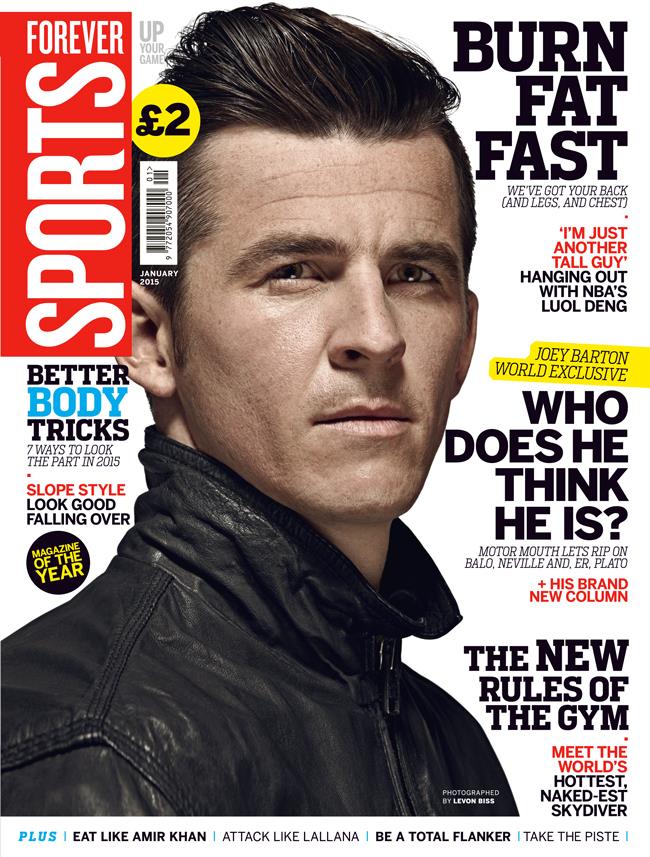 FS magazine cover January 2015 Joey Barton ()