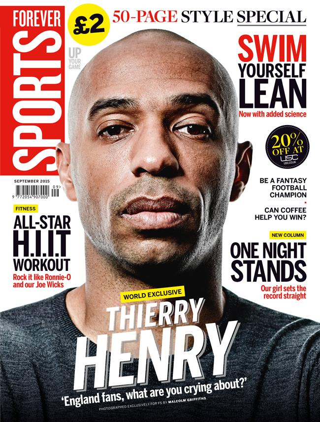 FS magazine cover September 2015 Thierry Henry ()