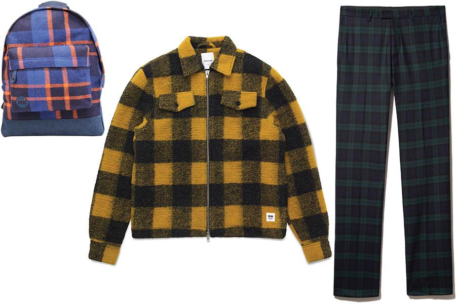 Checked coat wood wood, checked rucsac MiPac, Checked trousers Noose and monkey at House of Fraser ()