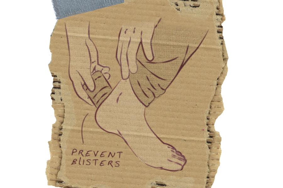 Avoid blisters ()