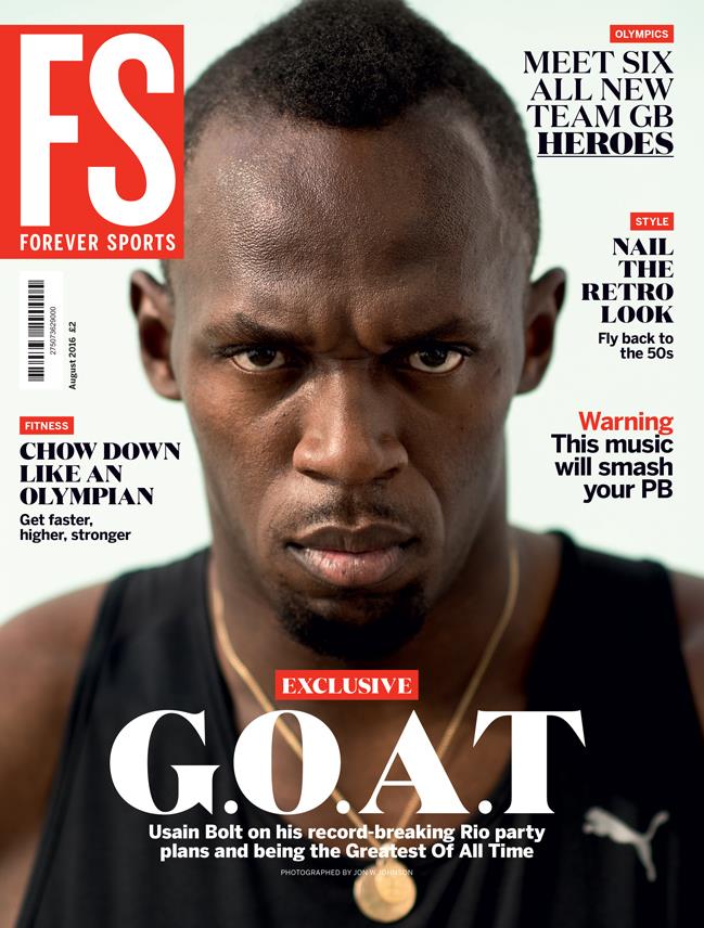 FS magazine August cover Usain Bolt ()
