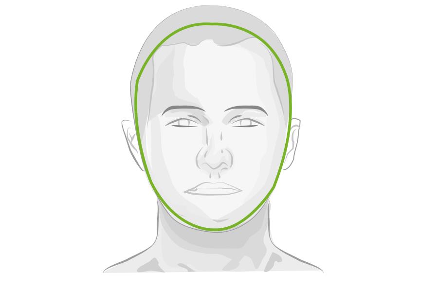 Round face shape ()