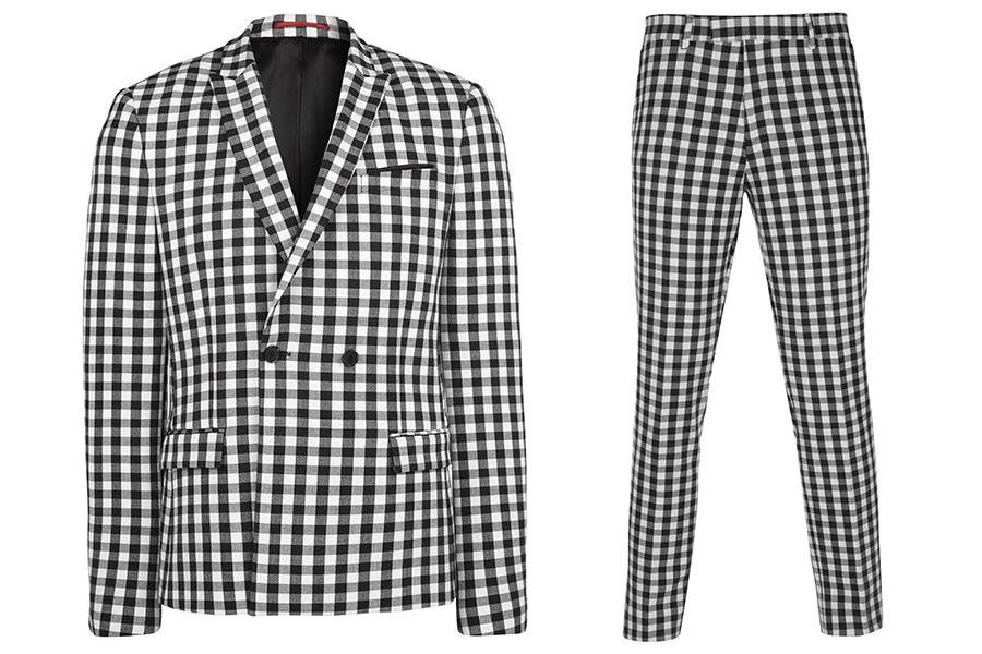 Checkered suit River Island ()