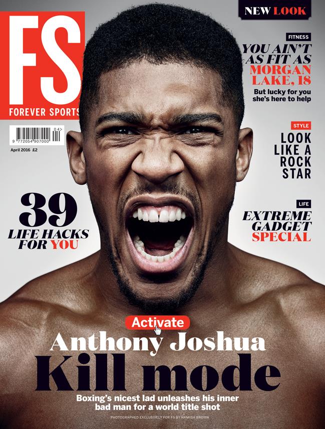 FS magazine cover April 2016 AJ Anthony Joshua ()