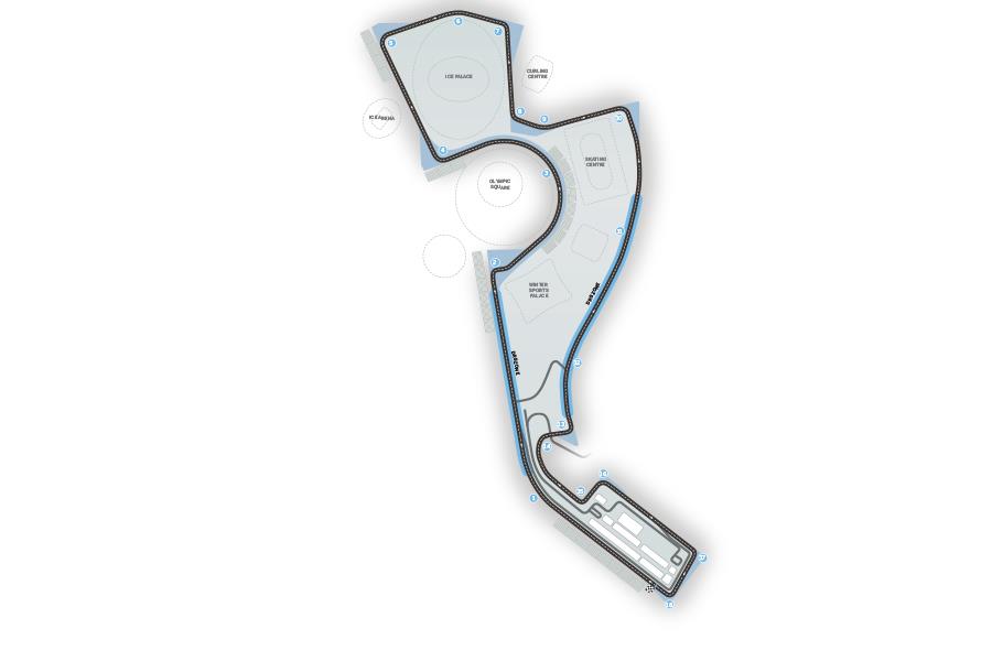 Russia's Sochi Street Circuit F1 ()